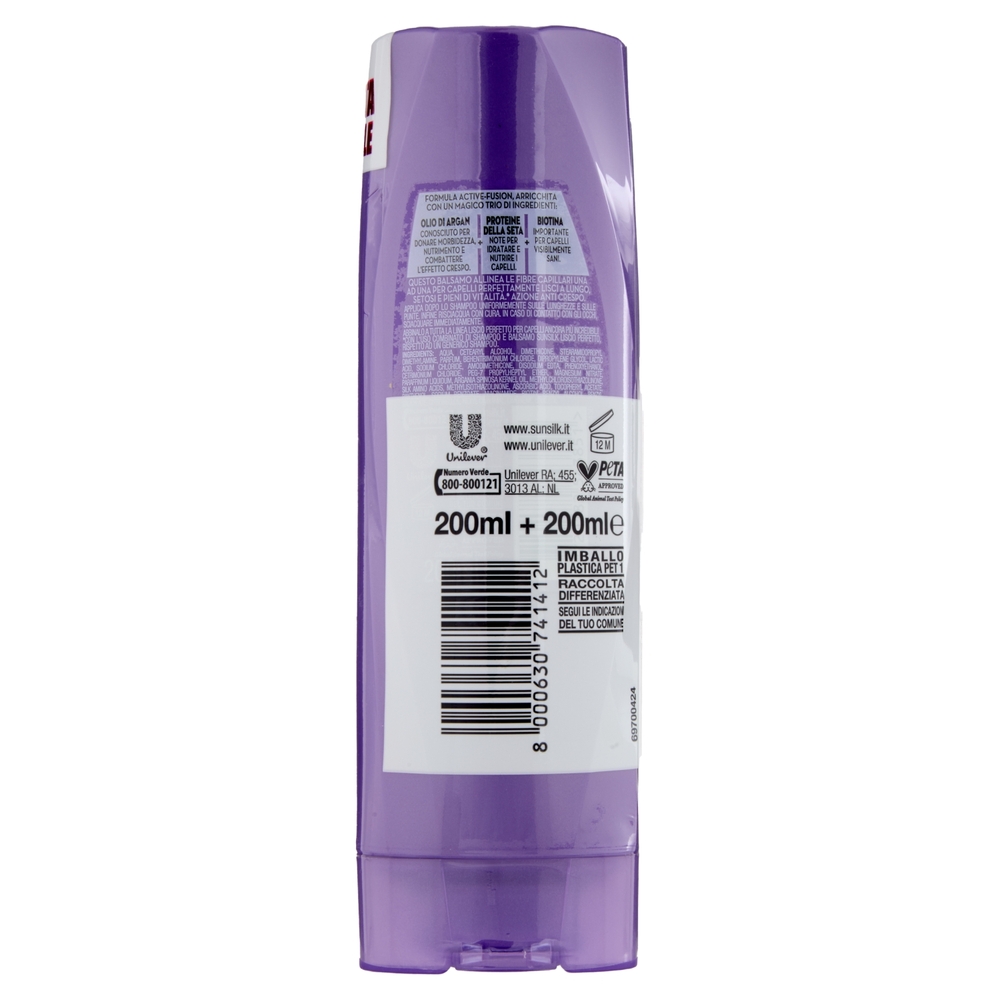 sunsilk Liscio Perfetto Balsamo per Capelli Lisci 2 x 200 ml
